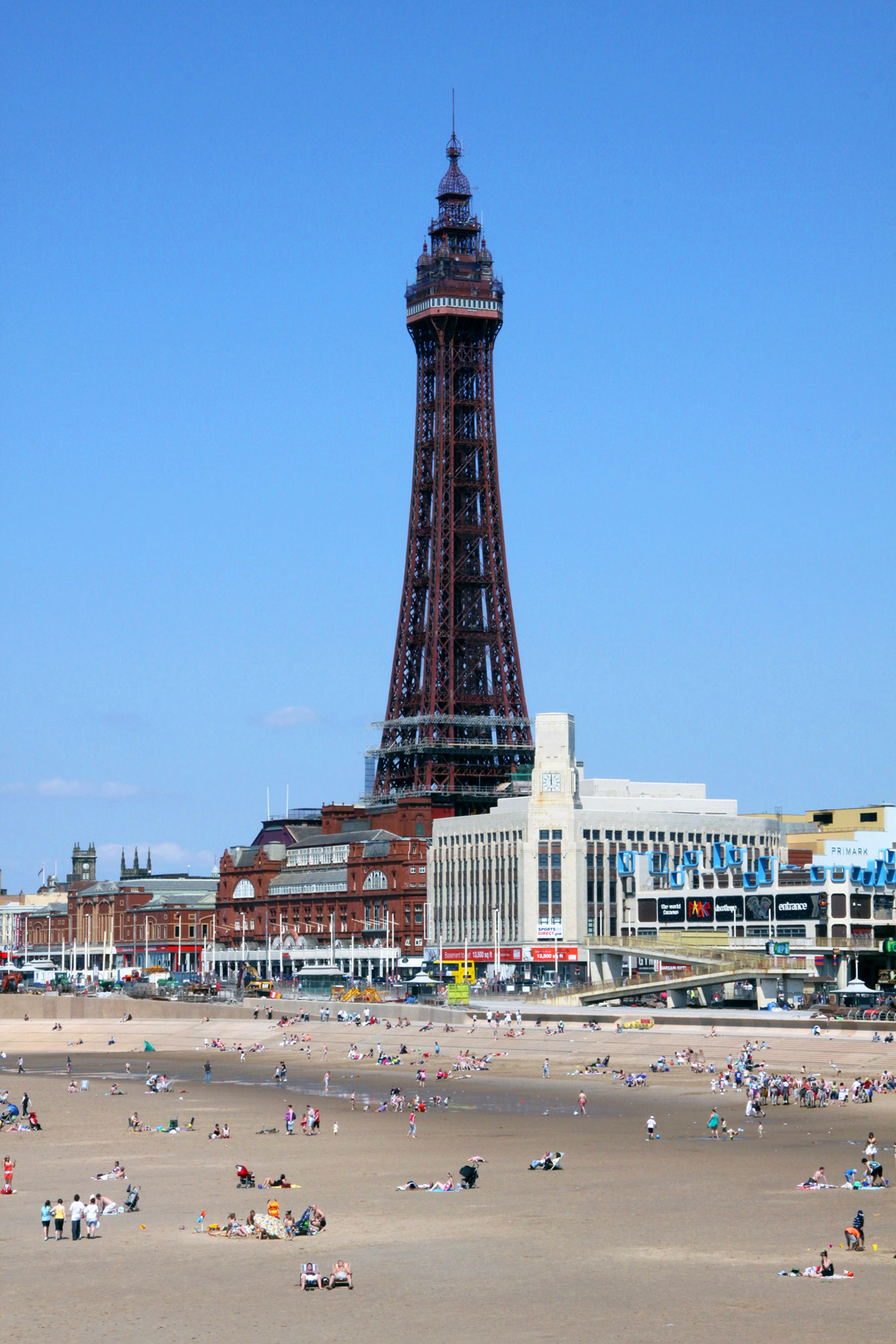 Blackpool Tower on the Lancashire coast, in the Smart Wave IT service area
